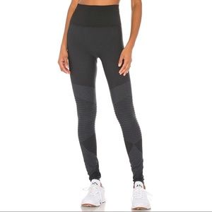 Spanx Seamless Moto Legging in Very Black